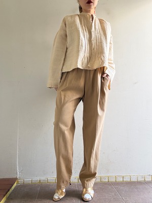 80-90s Vintage "BIS BIS" Elastic Cotton Pants