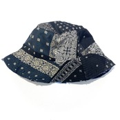 COTEMER Reversible Bucket Hat indigo.kimono × paisley【hat11】