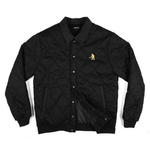 PASS PORT / LATE QUILTED JACKET -BLACK-
