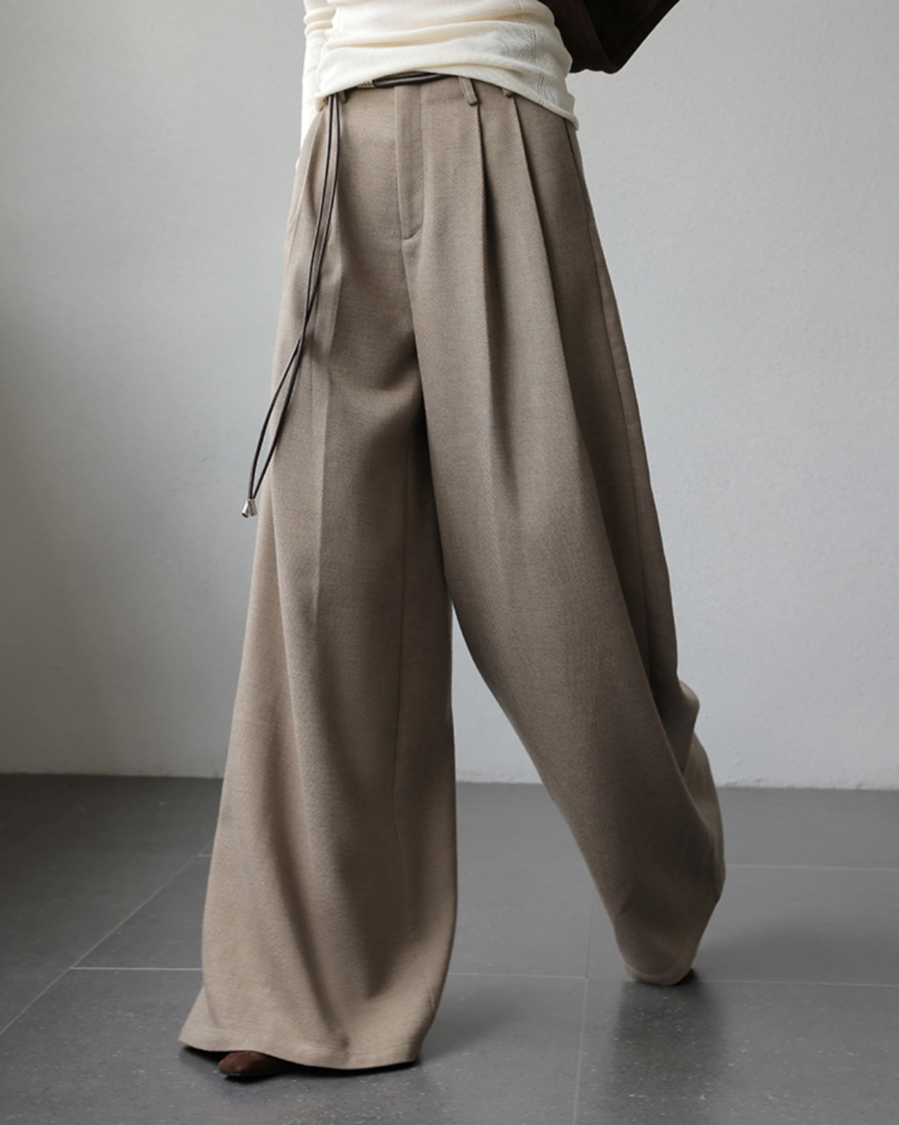 Loose straight wide leg Pants T20122