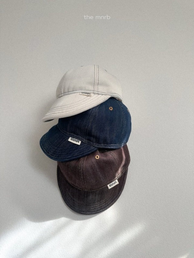 【予約】minirobe Love jeans denim cap