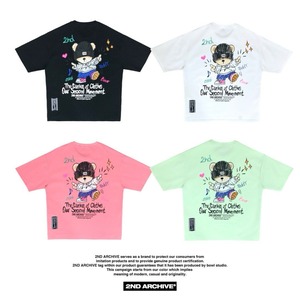 2ND011 2NDARCHIVE Tシャツ 韓国ファッション オーバーサイズ ユニセックス