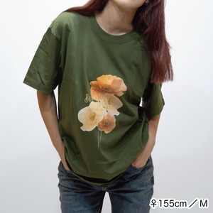 BYOF poppy TEE [シティグリーン]