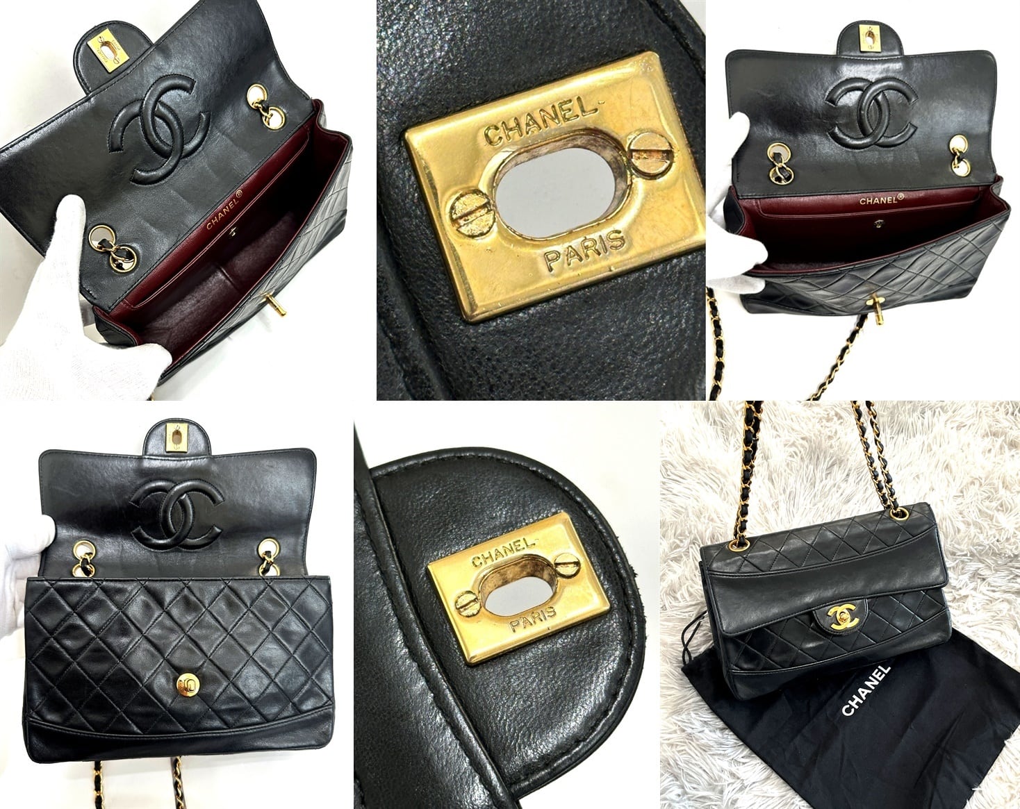 CHANEL シャネル マトラッセ 24 ダブルチェーン ショルダーバッグ