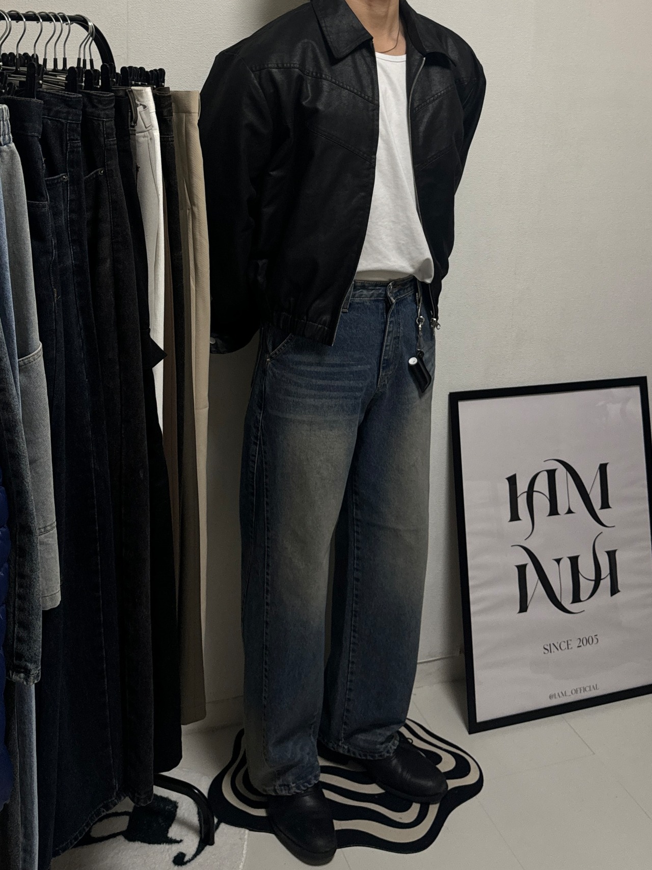 Ray Washed Light  Bomber Jacket (4color) - 13