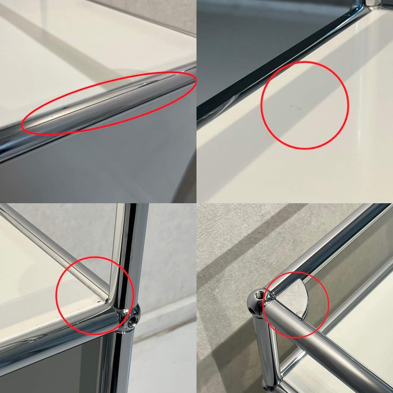 USM Haller ハラー キャビネット サイドボード 1列2段 ユニットラック シェルフ 棚 収納 ホワイト 白 モダン ミニマル ホテルライク