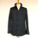 Knit Fleece Stand Collar Blouson　Black