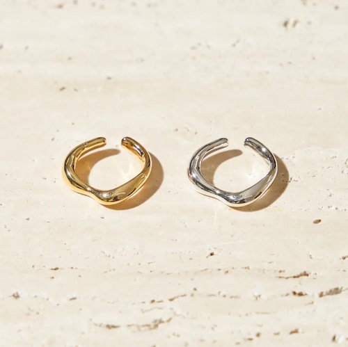 【23AW】Soierie ソワリー / Curve ring