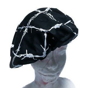 UNFINISHED 有刺鉄線ベレー帽2023075