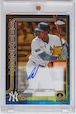 Jazz Chisholm Jr |2025 Topps Chrome Gilded| 29/50| Autograph Blue| Ungraded