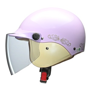 【公式】Street Alice QJ-3　セミジェットヘルメット　パールパープル