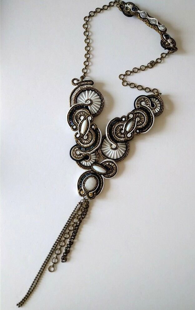 アクセサリー souta Soutache Special Statement Necklace | soutache d'UDOU ソウタシエ