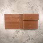 TOUR RECORD MADE IN SEOUL 二つ折り財布 牛革 ブラウン