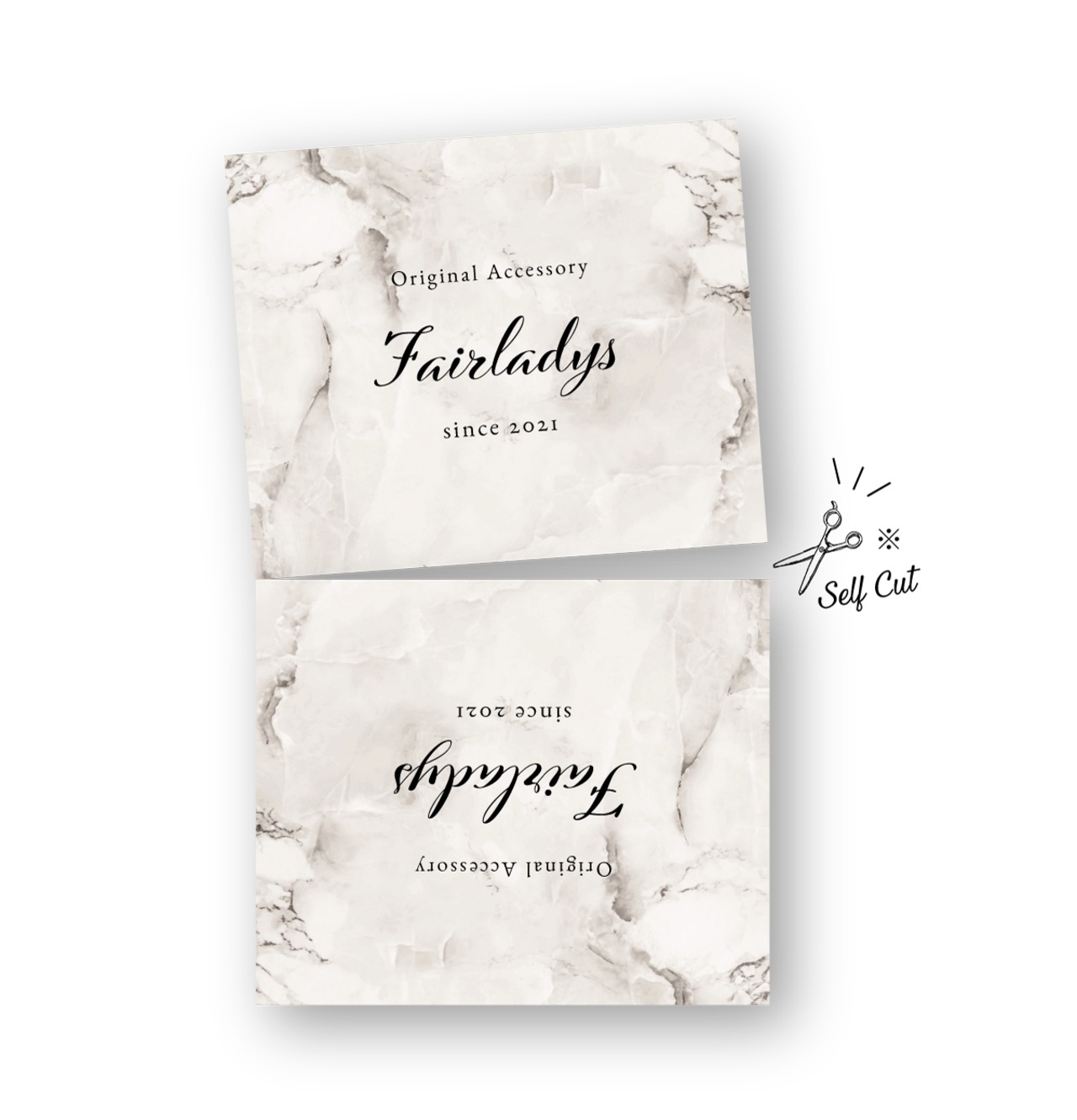 大理石デザイン ｜ アクセサリー台紙 ｜ cd_00237_N