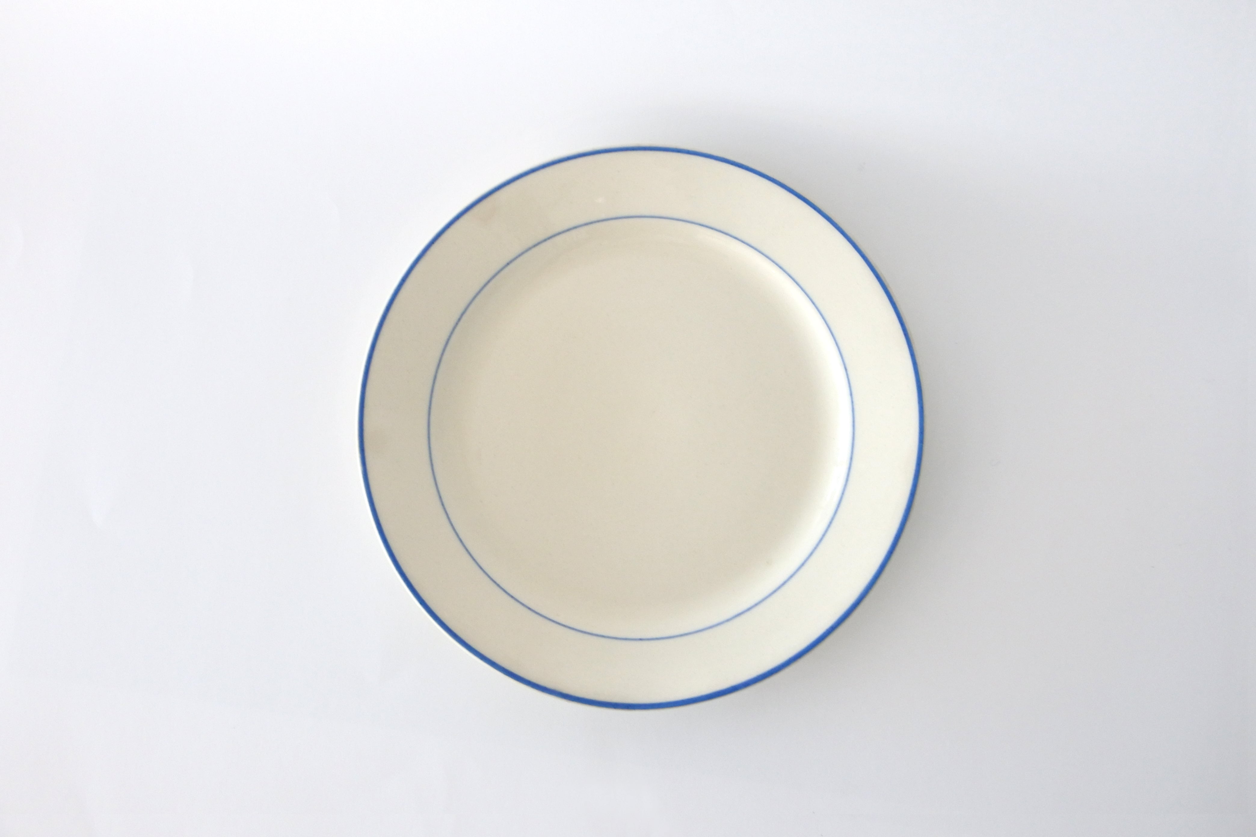 オールドアラビア　ARABIA 深皿 プレート　ブルーライン vintage ARABIA blue line plate / オールドアラビア ブルーライン