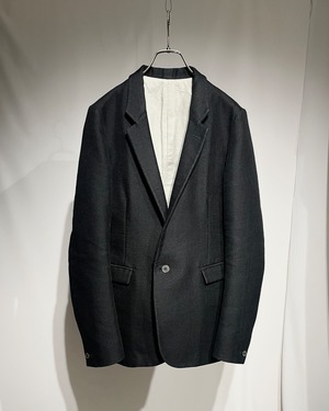 F/W2012 Poeme Bohemien - Raw Textured Single Blazer