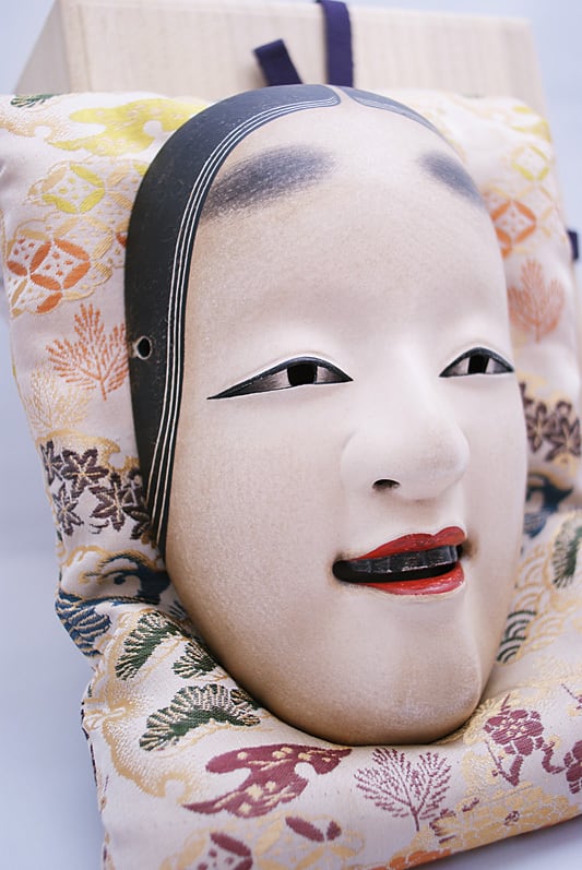Noh Mask Japanese Ko-omote Nogaku | syokuninkai
