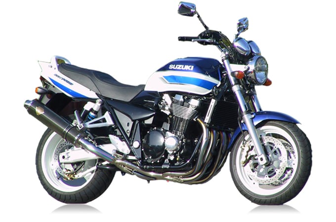 GSX1400 ワイバン シングル オーバルチタンドラッグブルー[WS01 ...