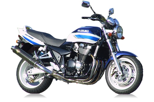 GSX1400 ワイバン シングル オーバルチタンドラッグブルー[WS01-11OD]