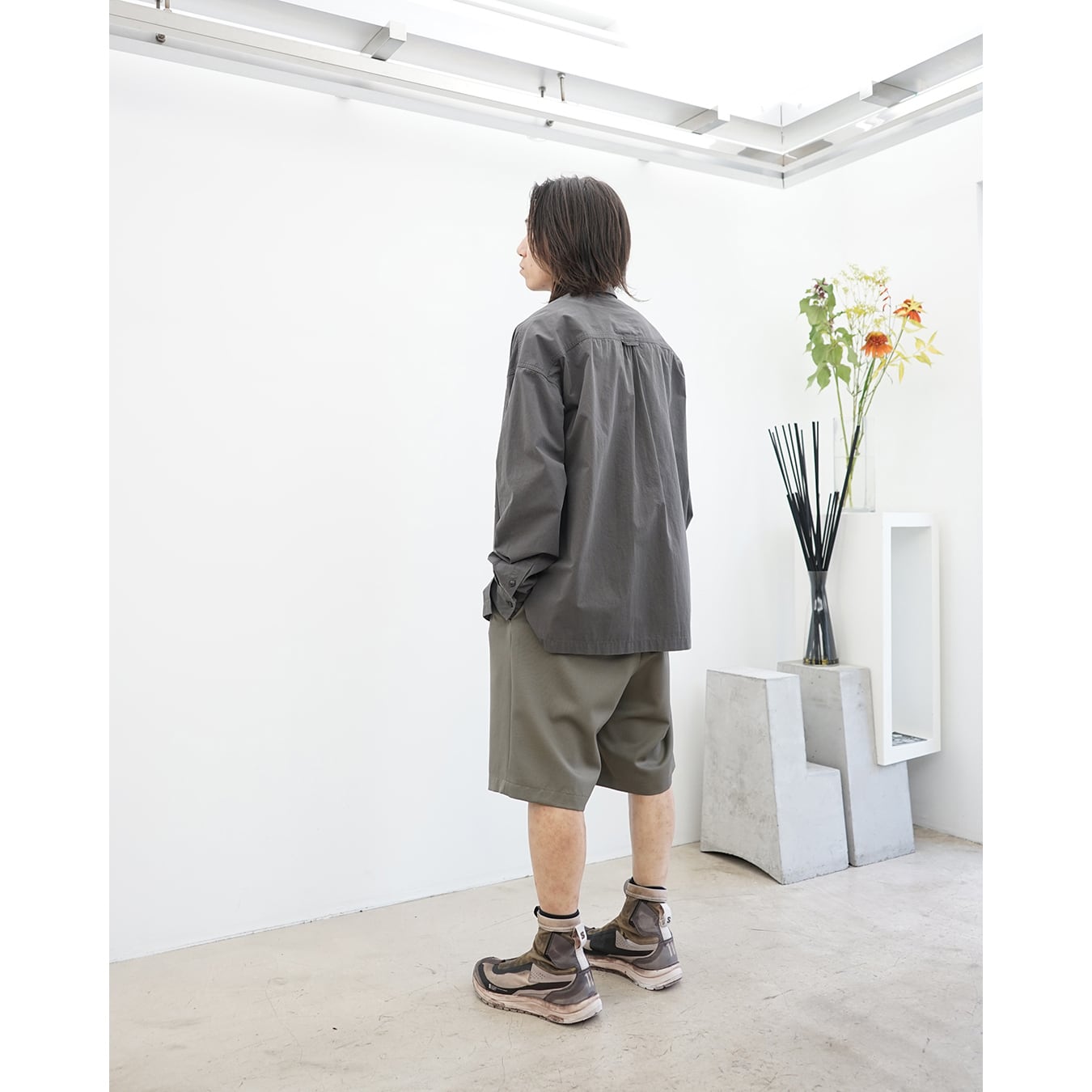 The Viridi-anne] (ザヴィリディアン) VI-3913-02 WASHED ZIP POCKET