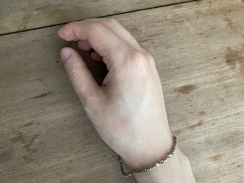 Silver bracelet / a