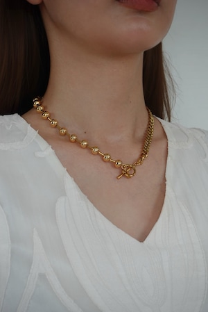 7/11(土)発売 gold beaded link necklace