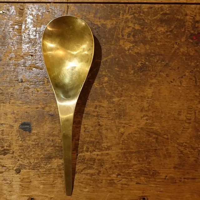 brass bowl spoon | 真鍮ボウルスプーン