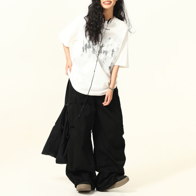silhouette print short sleeve tee　シルエットプリント半袖ティー　J1119