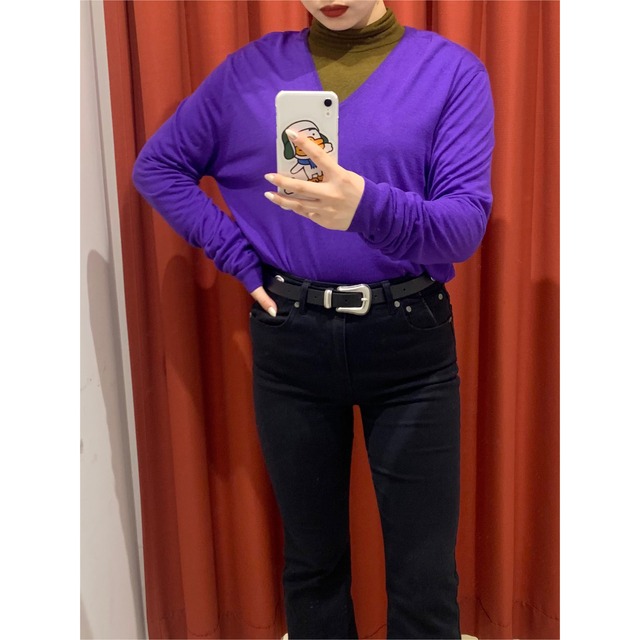 PRADA/knit/purple/Vネック/プラダ/ニット/パープル | UTA5