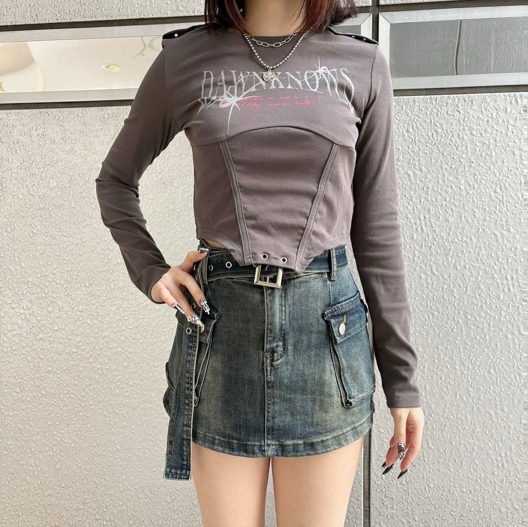 ベルトカーゴデニムスカパン | VOLCAN&APHRODITE