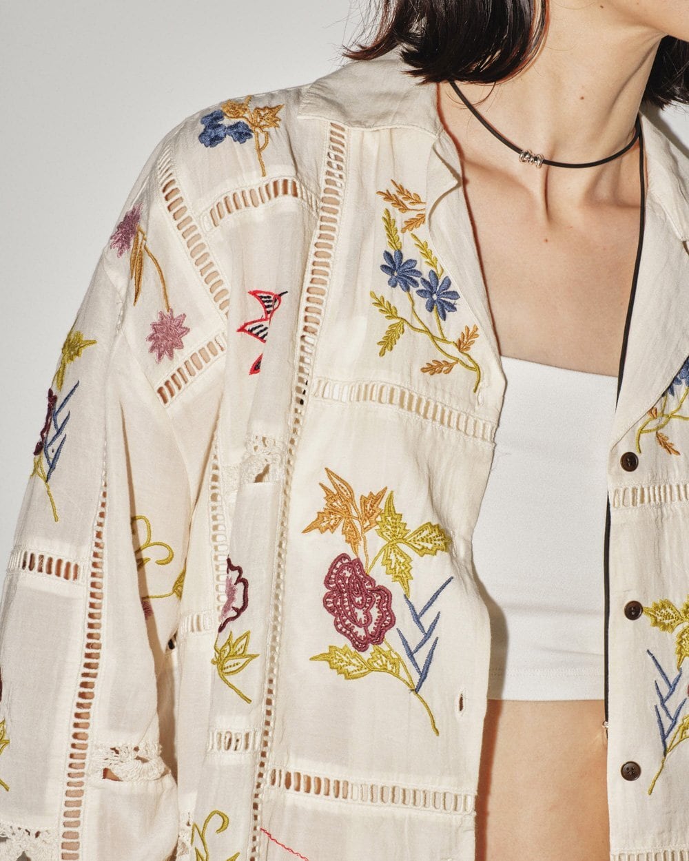 TODAYFUL Embroidery Patchwork Shirts エンブロイダリーパッチワーク