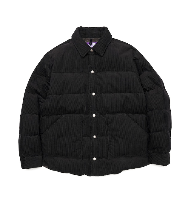 THE NORTH FACE PURPLE LABEL Corduroy Down Shirt Jacket ND2154N K(Black)