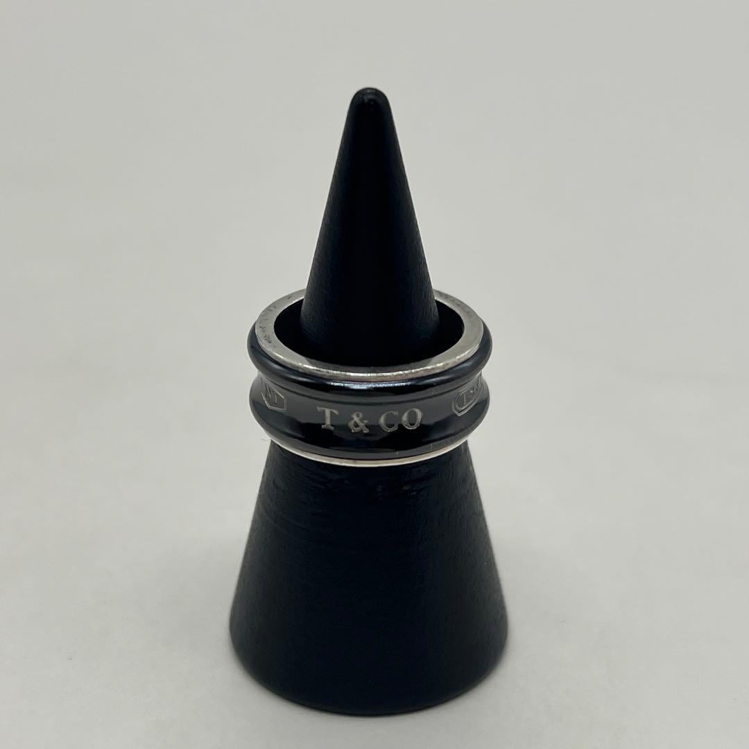 ティファニー TIFFANY&CO 1837 リング 7号 SV925 チタン