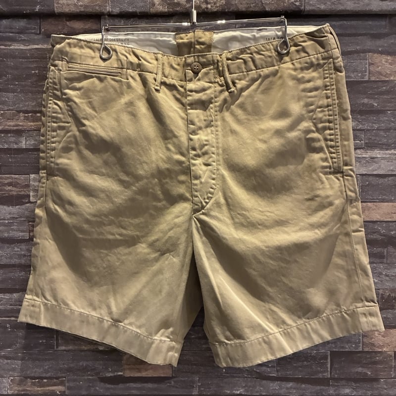 RRL OFFICER CHINO SHORTS BEIGE | safarionline