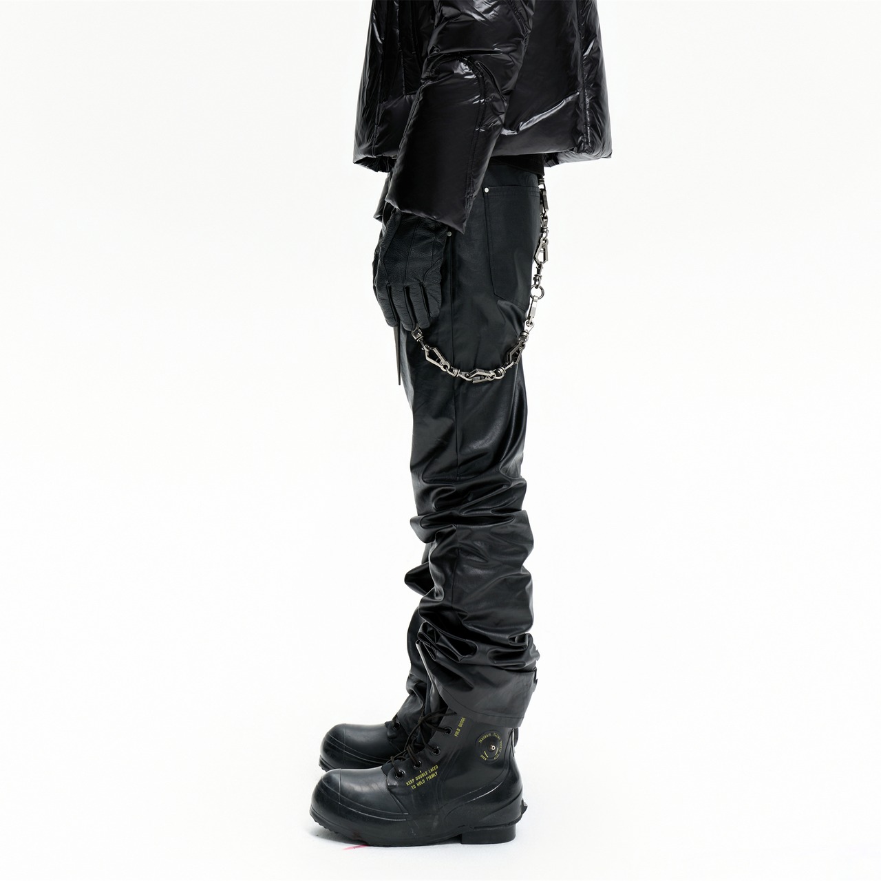 FRKM SCD 25AW ワックスコーティングスキニーパンツ