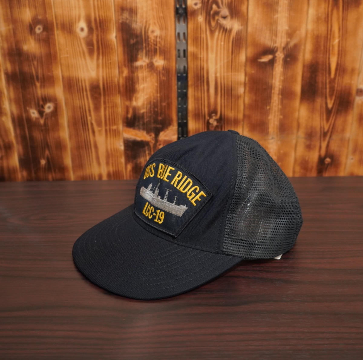 uss blue ridge lcc-19 usa製 メッシュキャップ/u.s.navy 海軍 米軍 