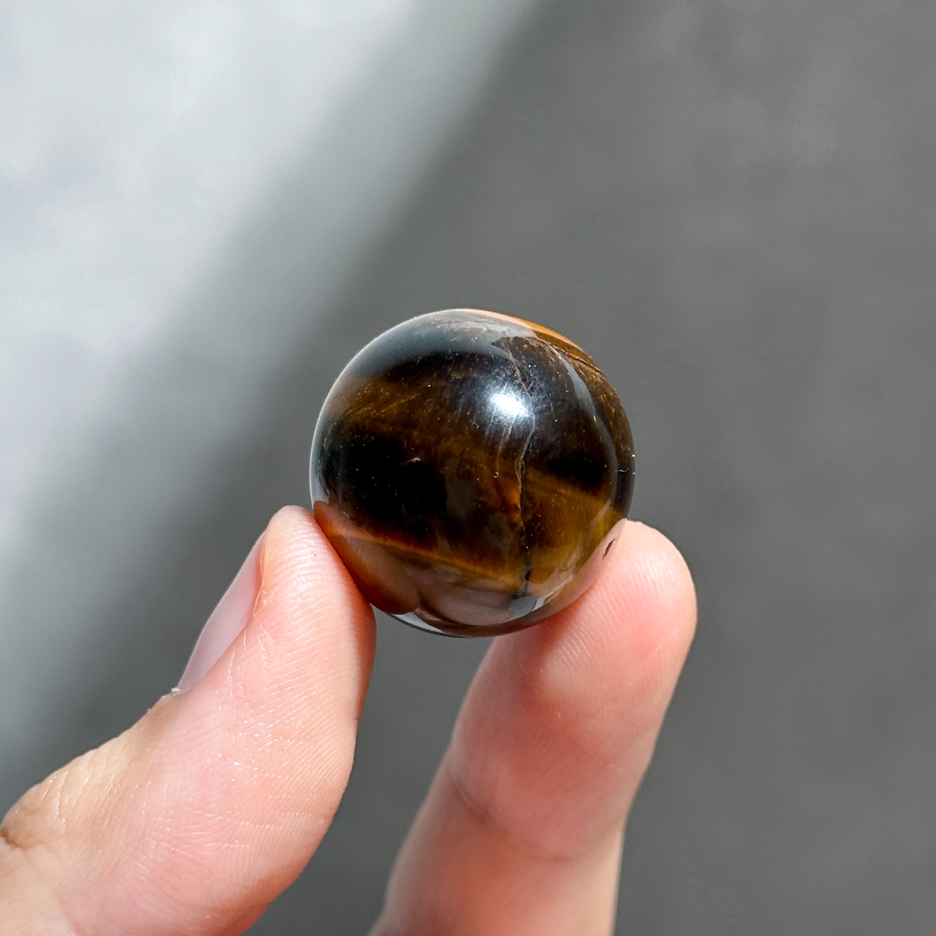 タイガーアイ スフィア（丸玉）32◇ Tiger's eye ◇天然石・鉱物