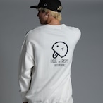 日本製バックプリントトレーナー