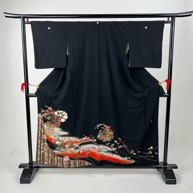 黒留袖 留袖 中古品  P-36 HAA1699000