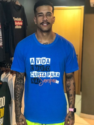 Fowler Tシャツ メンズ【a vida é muito curta】