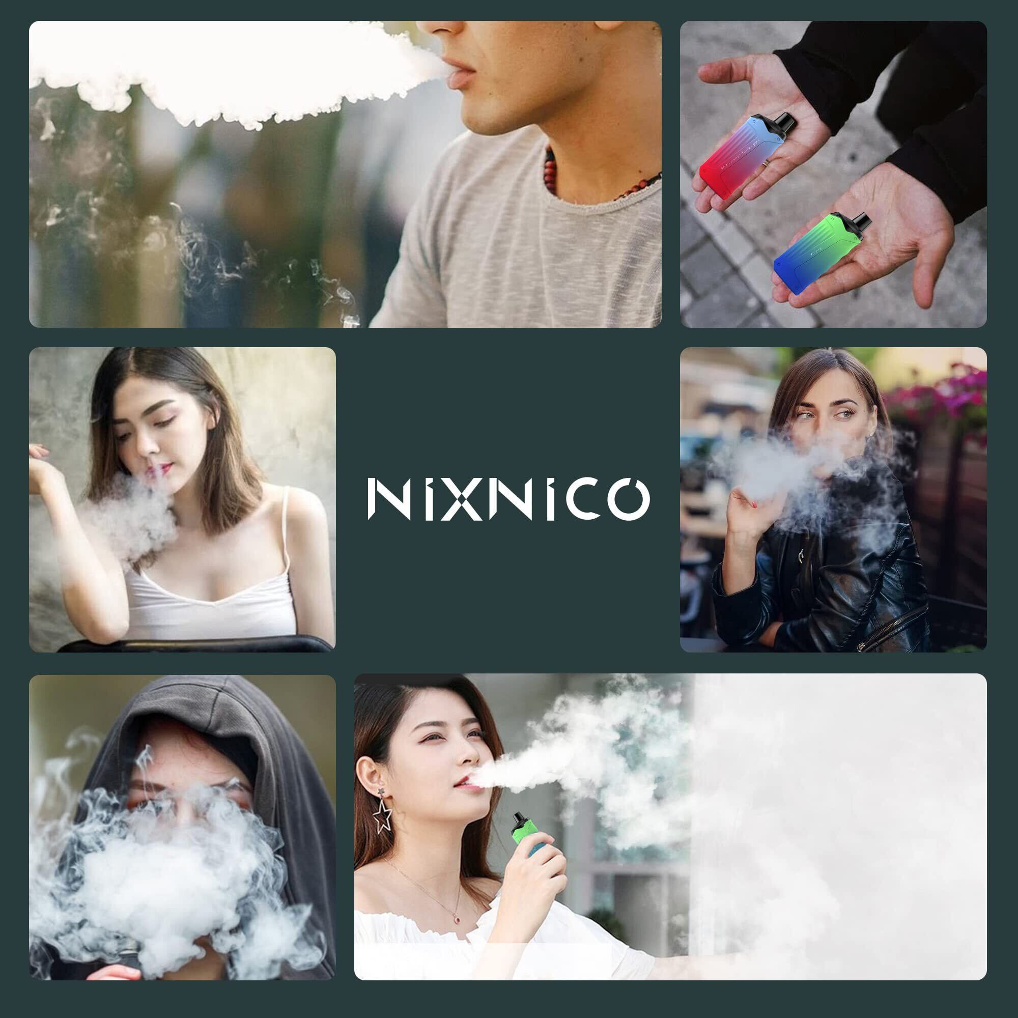 電子タバコ 使い捨て vape電子タバコ NIXNICO 持ち運び便利電子タバコ