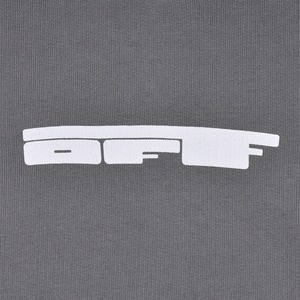 【OFF WHITE】TEDDY ARROW SKATE HOODIE（GREY/WHITE）