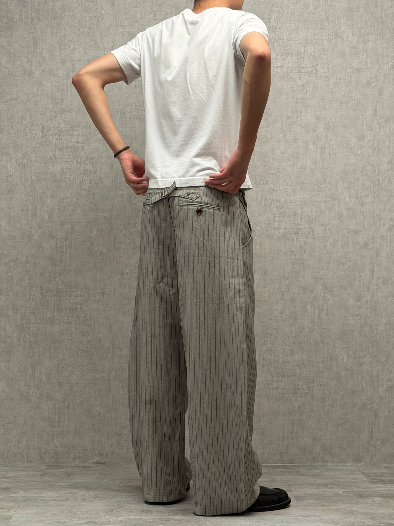 Urban Stripe Wide Trousers
