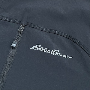 Eddie Bauer ナイロンジャケット ジップアップ フルジップ ジャンパー ブルゾン ワンポイントロゴ ライトアウター TXL ビッグサイズ アウトドア エディーバウアー us古着