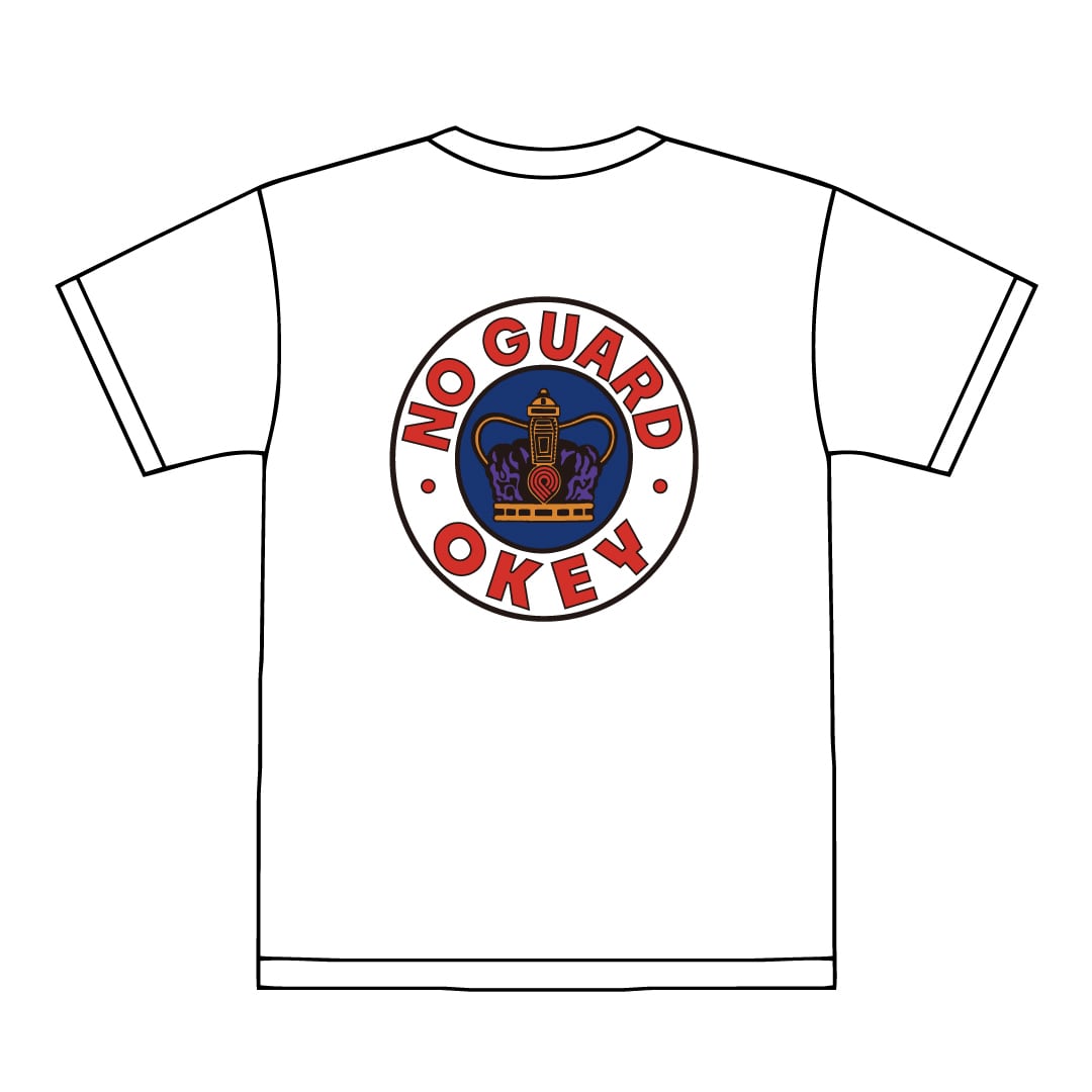 P.W No Guard Crown Tee/WHT | No Guard Okey