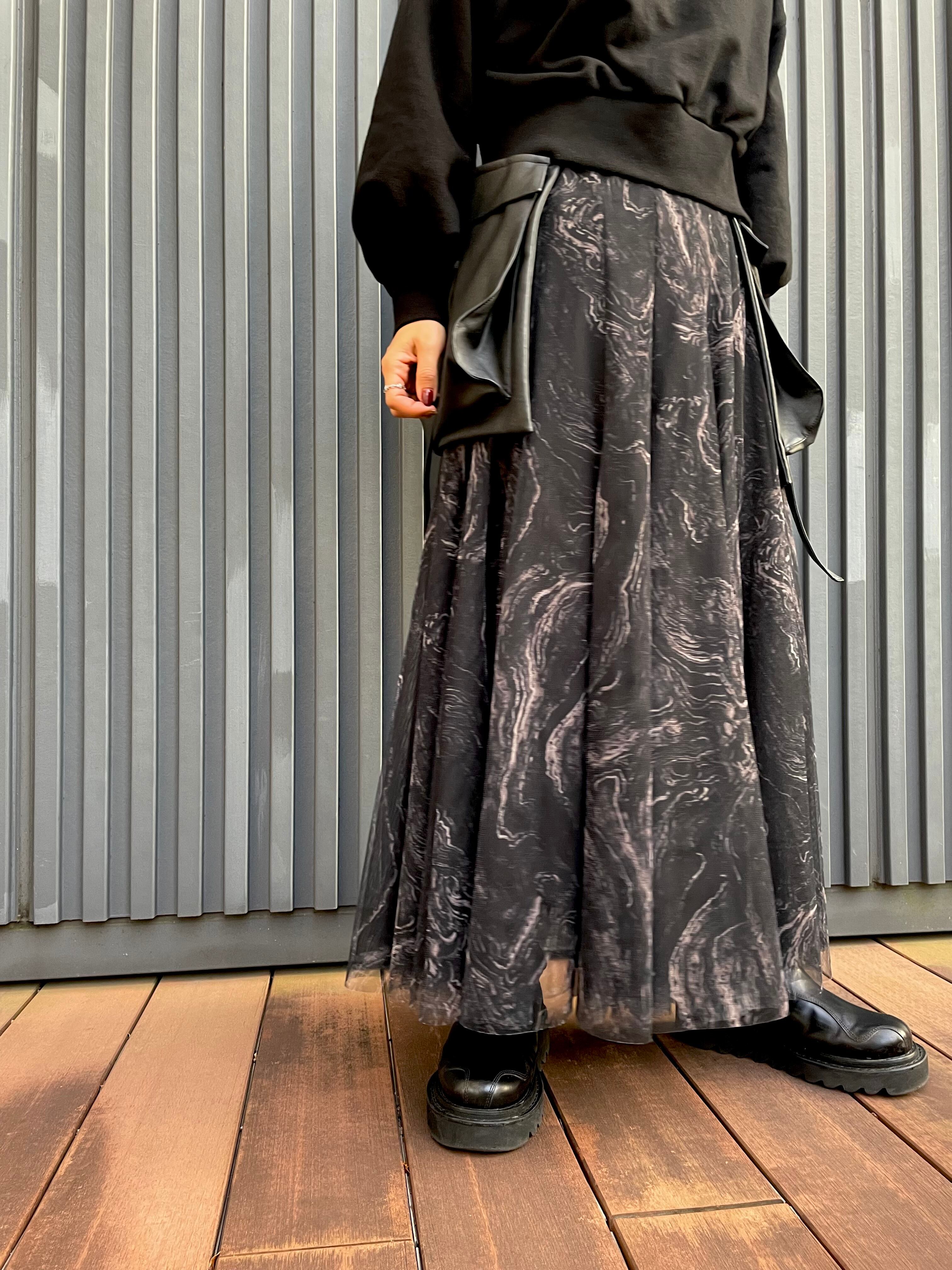 マーブルチュールスカート 211R501 | TRANOI.offical STORE