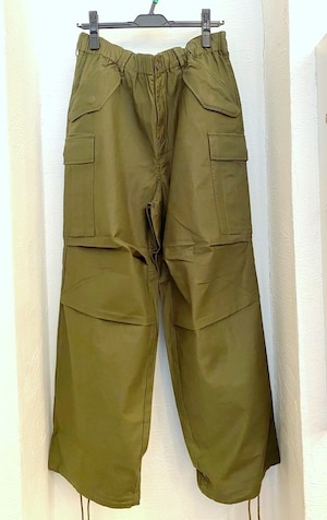 Back Satin M-65 US ARMY Cargo Easy Pants　Olive