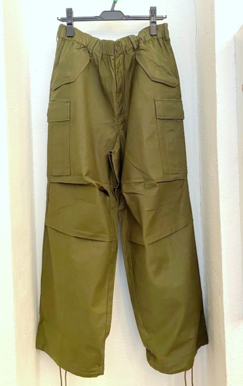 Back Satin M-65 US ARMY Cargo Easy Pants　Olive