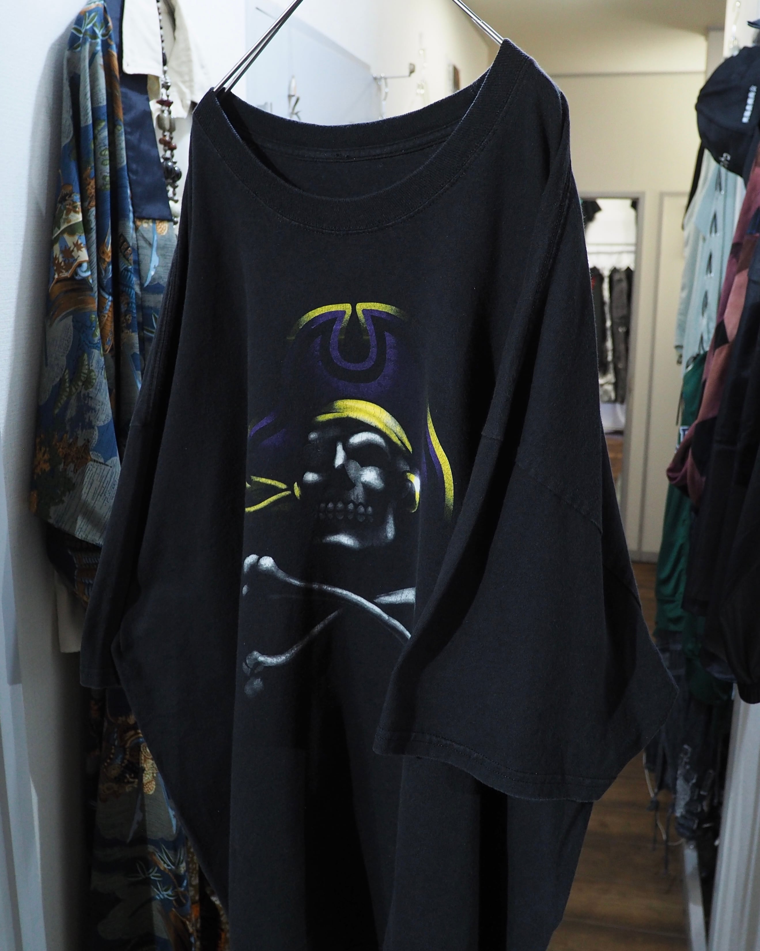 XXXXL ” Jolly Roger ” Graphic printed Over silhouette Tee