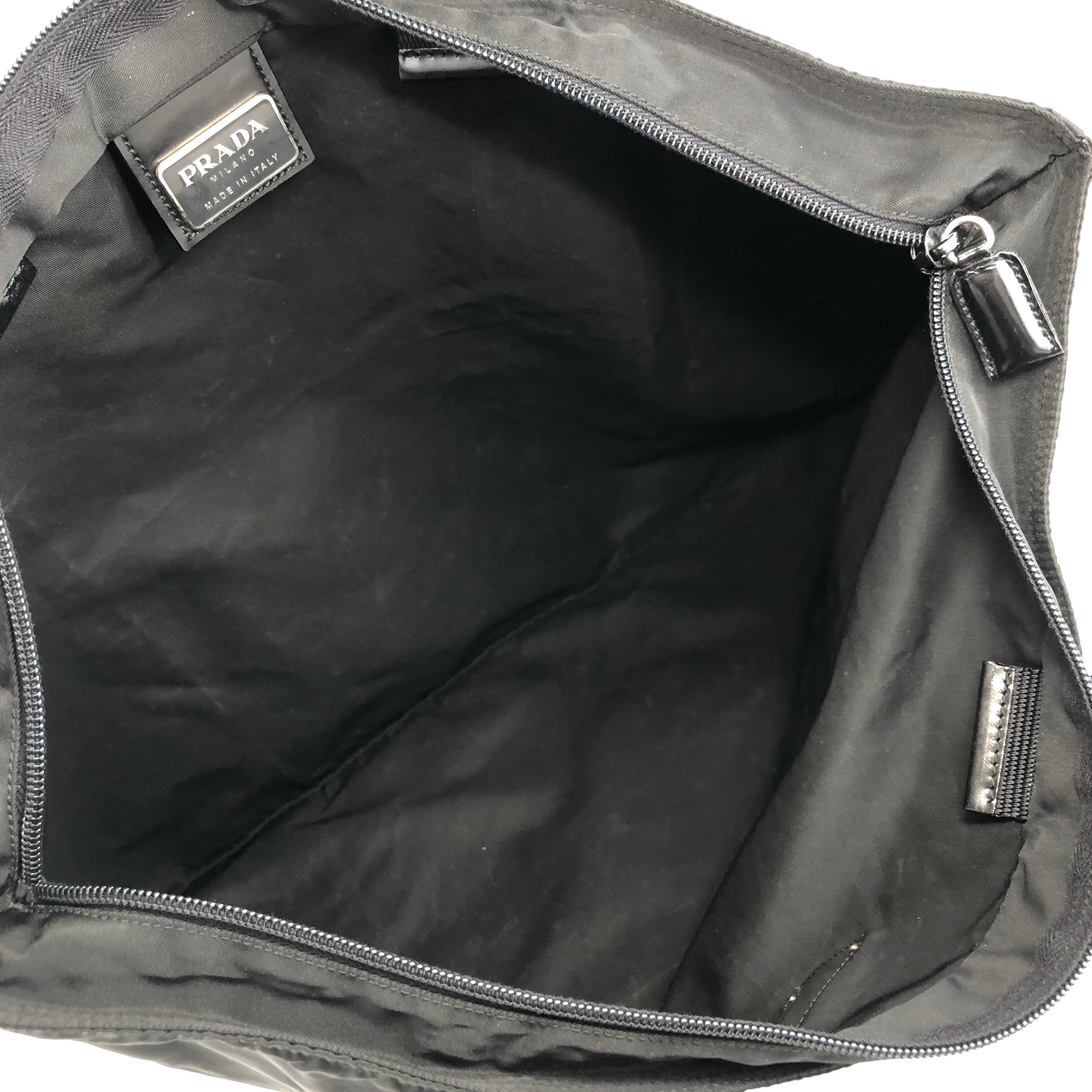PRADA プラダ トートバッグ ブラック トライアングルロゴ ナイロン